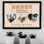 Thoughtful Bonus Dad Photo Collage Canvas - Personalized Fathers Day Gift For Dad From Kids Or Wife