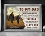 Personalized Hunting Canvas Dad Memorial From Son - Father's Day Gift