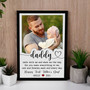 Thoughtful Photo Collage Canvas For Dad Personalized Fathers Day Gift From Kids And Wife