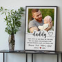 Thoughtful Photo Collage Canvas For Dad Personalized Fathers Day Gift From Kids And Wife