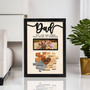 Personalized Dad Puzzle Wood Sign - Thoughtful Father's Day Gift For Dad's Office Or Living Room