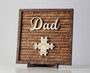 Thoughtful Personalized Dad Puzzle Wood Sign - Ideal Fathers Day Gift From Daughter Or Wife