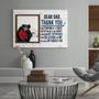 Thoughtful Custom Hockey Dear Daddy Canvas - Perfect For Father's Day, Kids' Gift - Living Room DéCor