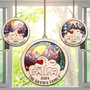 Custom Elephant Family Christmas Suncatcher Ornament For Family Members Of 2-7 | Thoughtful Holiday Gift 2024