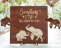 Customized Elephant Family Wood Sign For Dad Grandma Mom Father's Day Gift