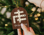 Heartfelt Family Puzzle Ornament For Christmas Tree Decor 2024 Personalized Family Names