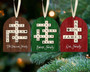 Heartfelt Family Puzzle Ornament For Christmas Tree Decor 2024 Personalized Family Names