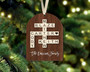 Heartfelt Family Puzzle Ornament For Christmas Tree Decor 2024 Personalized Family Names