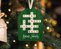 Heartfelt Family Puzzle Ornament For Christmas Tree Decor 2024 Personalized Family Names