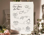 Personalized Family Timeline Canvas For Anniversaries And Valentine's Day Home DéCor