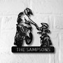 Personalized Father And Son Motocross Metal Wall Sign Custom Father’s Day Gift
