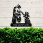 Personalized Father And Son Motocross Metal Wall Sign Custom Father’s Day Gift