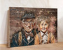 Heartfelt Father's Day Wall Art - Personalized Canvas Gift From Daughter, Son Or Wife For Dad's First Father's Day