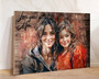Heartfelt Father's Day Wall Art - Personalized Canvas Gift From Daughter, Son Or Wife For Dad's First Father's Day