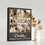 Personalized Puzzle Photo Collage Canvas For Father's Day - Perfect Gift For Daddy, Husband