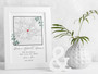 Custom Housewarming Canvas For Couples - City Map Design Gift For New Homes & Realtors