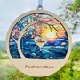 In Memory Of Dad Suncatcher - Personalized Sympathy Gift For Loss Of Mother, Father, Brother, Sister, Friend