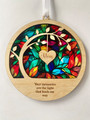 In Memory Of Dad Suncatcher - Personalized Sympathy Gift For Loss Of Mother, Father, Brother, Sister, Friend