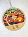 In Memory Of Dad Suncatcher - Personalized Sympathy Gift For Loss Of Mother, Father, Brother, Sister, Friend