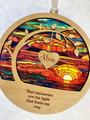 In Memory Of Dad Suncatcher - Personalized Sympathy Gift For Loss Of Mother, Father, Brother, Sister, Friend