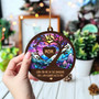 Heartfelt In Memory Of Dad Suncatcher - Personalized Memorial Gift For Loss Of Father