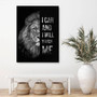 Motivational Lion Dad Canvas - Heartfelt Personalized Wall Art For Fathers, Inspirational Quote For Living Room