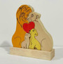Customized Lion King Family Wood Sign - Heartfelt Parent Anniversary Home Decor Gift