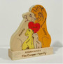 Customized Lion King Family Wood Sign - Heartfelt Parent Anniversary Home Decor Gift