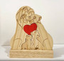 Customized Lion King Family Wood Sign - Heartfelt Parent Anniversary Home Decor Gift
