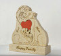Customized Lion King Family Wood Sign - Heartfelt Parent Anniversary Home Decor Gift
