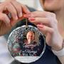 Custom Photo Memorial Ornament Sympathy Gifts For Loss Of Dad Christmas Keepsake