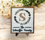 Welcome Family Sign - Thoughtful Housewarming Gift For New Homeowners, Personalized Realtor Present