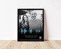 Personalized Sympathy Canvas With Voice Recording For Dad Memorial - Heartfelt Loss Of Father Gift