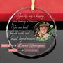 Personalized Acrylic Ornament For Dad's Memory - Sympathy Gift For Loss - Bereavement Keepsake For Christmas Decoration