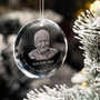 Engraved Photo Acrylic Ornament For Sympathy - Thoughtful Memorial Gift In Honor Of Dad's Passing