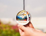 Touching Sympathy Suncatcher - Memorial Gift For Loss Of Dad, Remembering Father Heaven Keepsake
