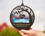 Touching Sympathy Suncatcher - Memorial Gift For Loss Of Dad, Remembering Father Heaven Keepsake