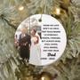 Personalized In Memory Of Dad Ornament - Heartfelt Remembrance Gift For Christmas