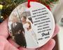 Personalized In Memory Of Dad Ornament - Heartfelt Remembrance Gift For Christmas