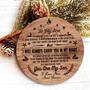 Thoughtful Mother Son Wooden Ornament For Baby's First Christmas 2024 Gift Idea