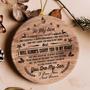 Thoughtful Mother Son Wooden Ornament For Baby's First Christmas 2024 Gift Idea