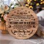 Thoughtful Mother Son Wooden Ornament For Baby's First Christmas 2024 Gift Idea