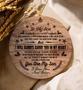 Thoughtful Mother Son Wooden Ornament For Baby's First Christmas 2024 Gift Idea