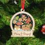 Personalized Baby Announcement Ornament For New Parents - Christmas Theme