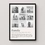 Custom Family Definition Canvas - Touching Wall Art For Housewarming Or Living Room Decor