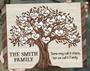 Thoughtful Family Tree Canvas With Personalized Names - Ideal Anniversary Or Christmas Gift For Parents Or Reunions