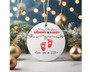 Thoughtful Christmas Ornament For New Parents - Personalized Design For Expecting Moms And Dads