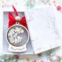 Heartfelt Christmas Ornament For Expecting Parents With Baby Coming Soon Message - Ideal Gift For Pregnancy Reveal To Husband