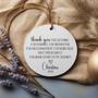 Heartfelt Custom Ornament For Mom - Thoughtful Thank You Gift