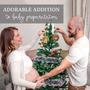 Thoughtful Pregnancy Announcement Ornaments For New Parents - Christmas Gift Set